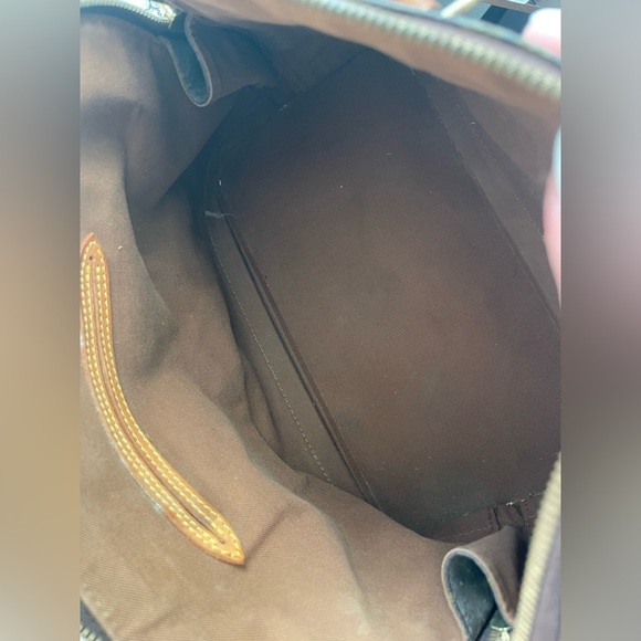 Authentic Vintage Louis Vuitton Alma Purse Brown Monogram Shoulder Bay Vintage - Picture 13 of 15